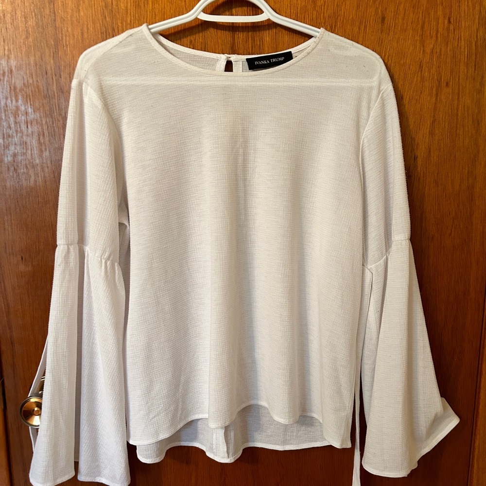 Ivanka Trump bell sleeve blouse